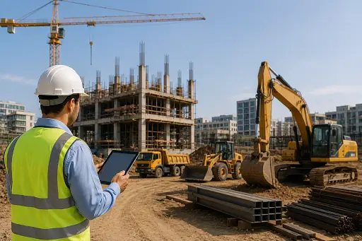 Construction site asset audit
