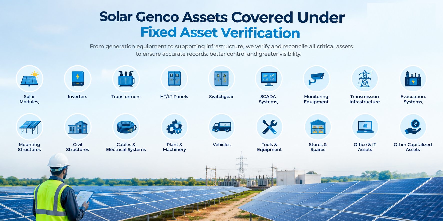Fixed Asset Verification Solar Gencos